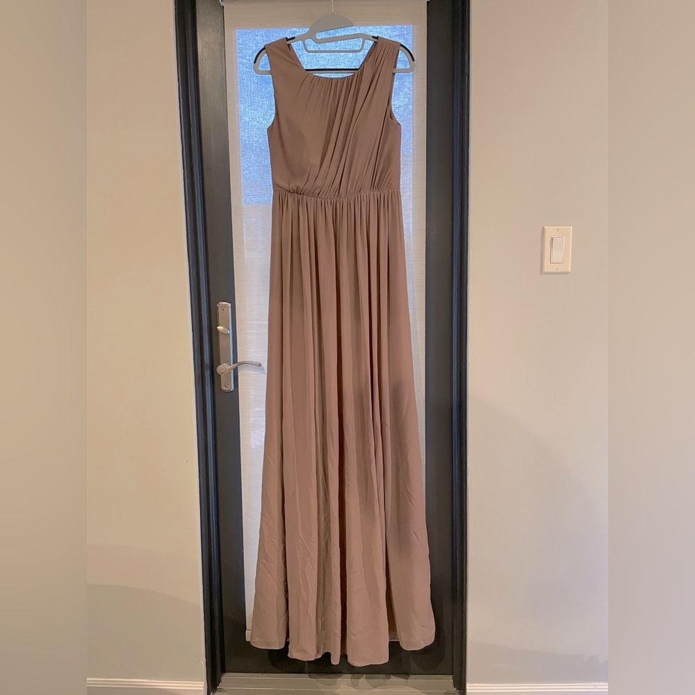 Jenny Yoo Long Dress in Mauve